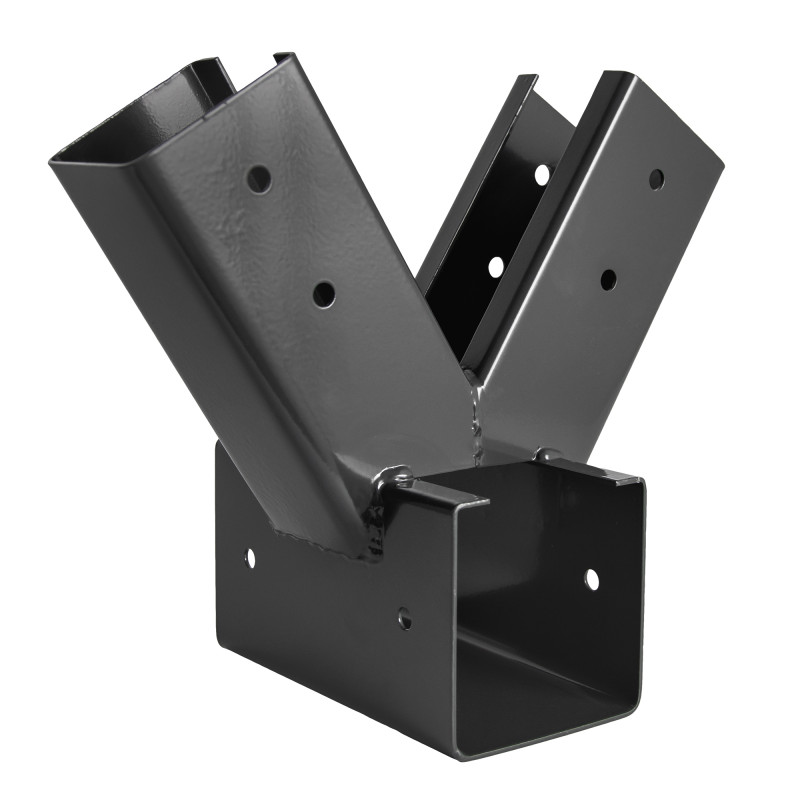 Łącznik Huśtawki Kwadratowy Antracytowy Kąt 90° 9x9 cm