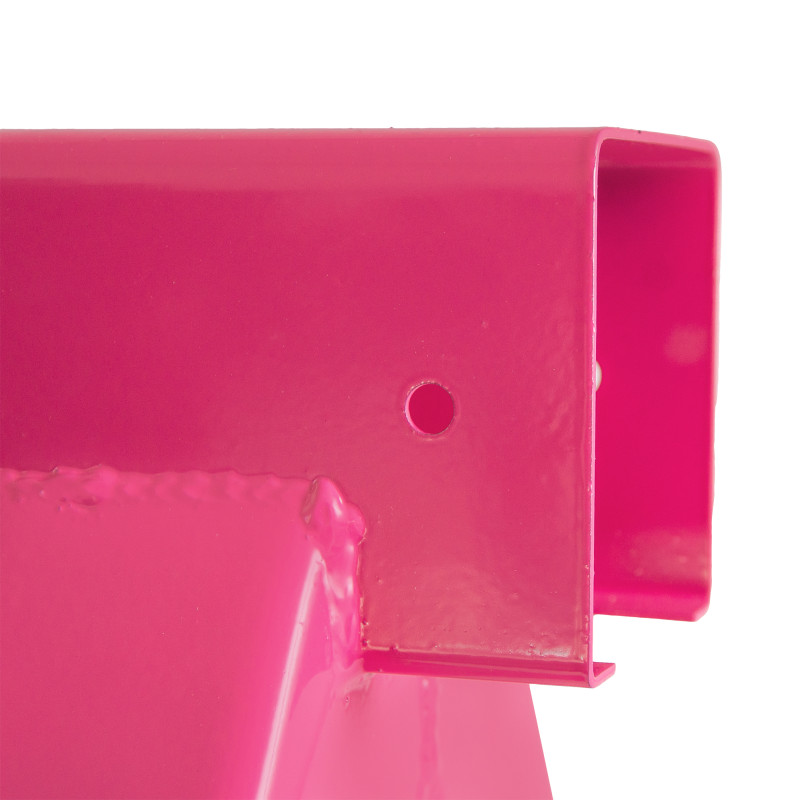 Łącznik Huśtawki Kwadratowy Różowy Kąt 90° 9x9 cm