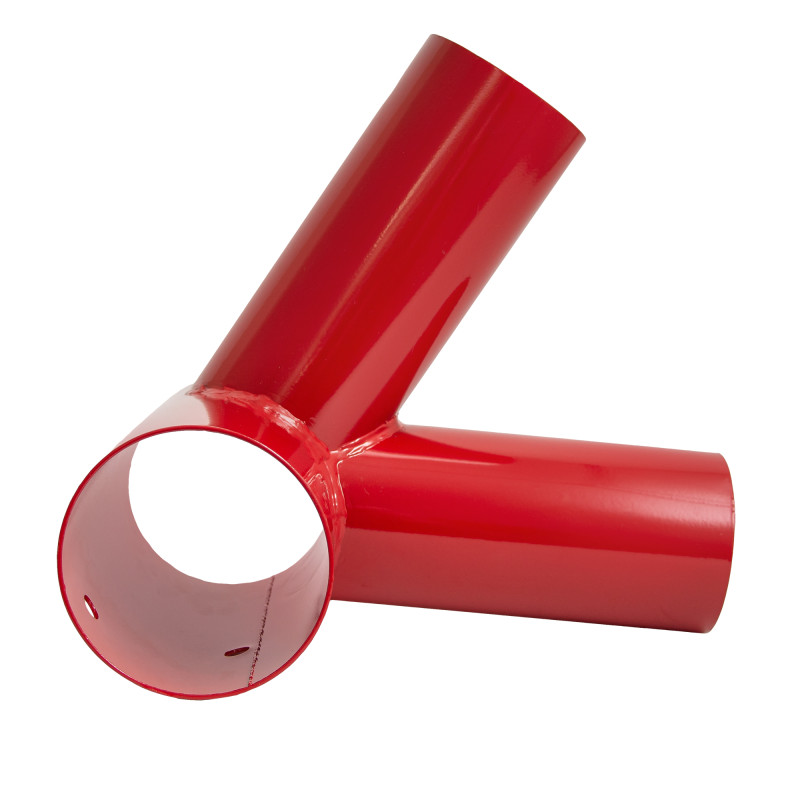 Łącznik Huśtawki Okrągły Czerwony 100x83 Kąt 90° 9x9 cm