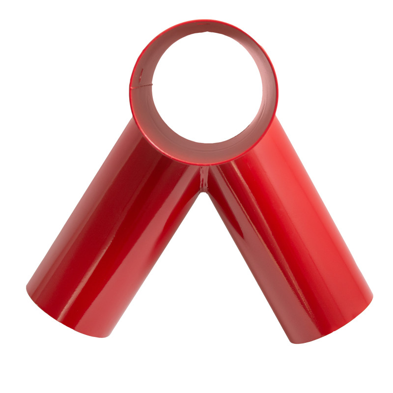 Łącznik Huśtawki Okrągły Czerwony 100x83 Kąt 90° 9x9 cm