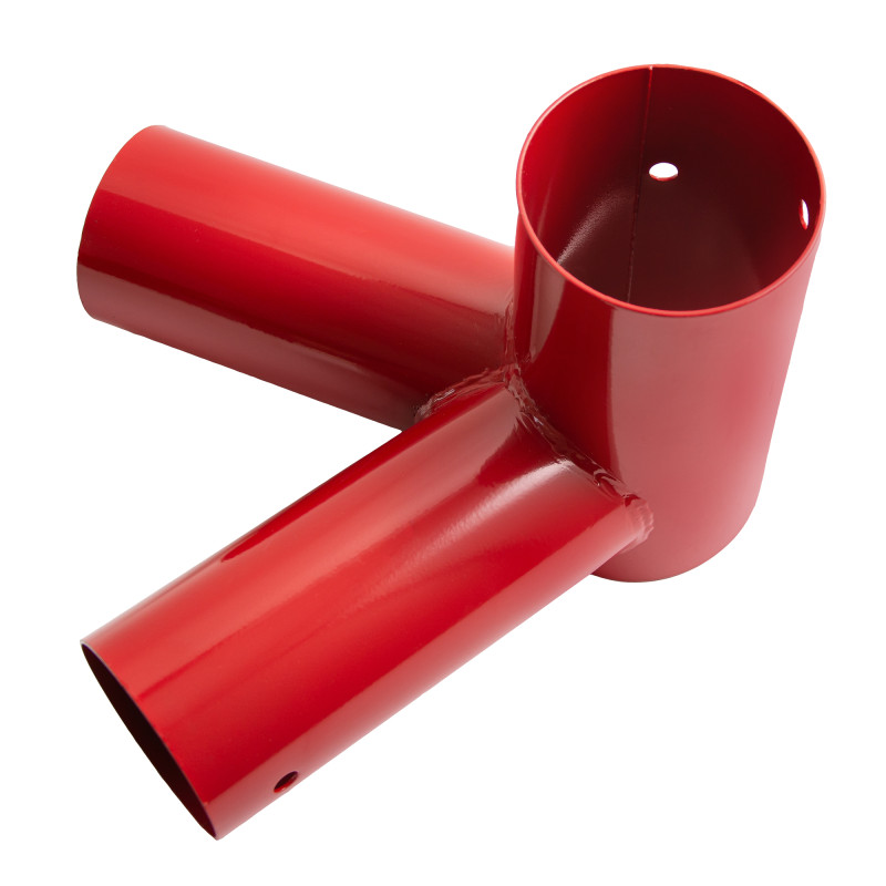 Łącznik Huśtawki Okrągły Czerwony 100x83 Kąt 90° 9x9 cm