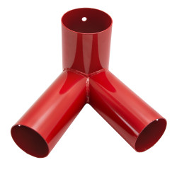 Łącznik Huśtawki Okrągły Czerwony 100x83 Kąt 90° 9x9 cm