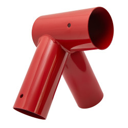 Łącznik Huśtawki Okrągły Czerwony 100x83 Kąt 90° 9x9 cm