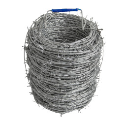 Drut kolczasty ocynkowany rolka 100m grubość 1,5mm