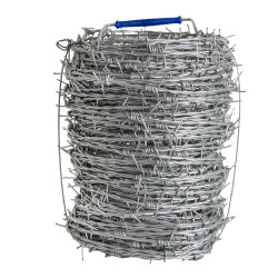 Drut kolczasty ocynkowany rolka 50m grubość 1,5mm