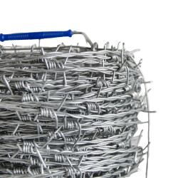 Drut kolczasty ocynkowany rolka 50m grubość 1,5mm