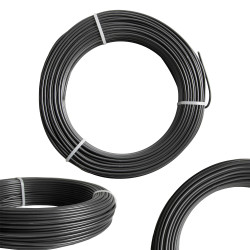 Drut naciągowy PCV antracytowy rolka 55 m grubość 2,7 mm