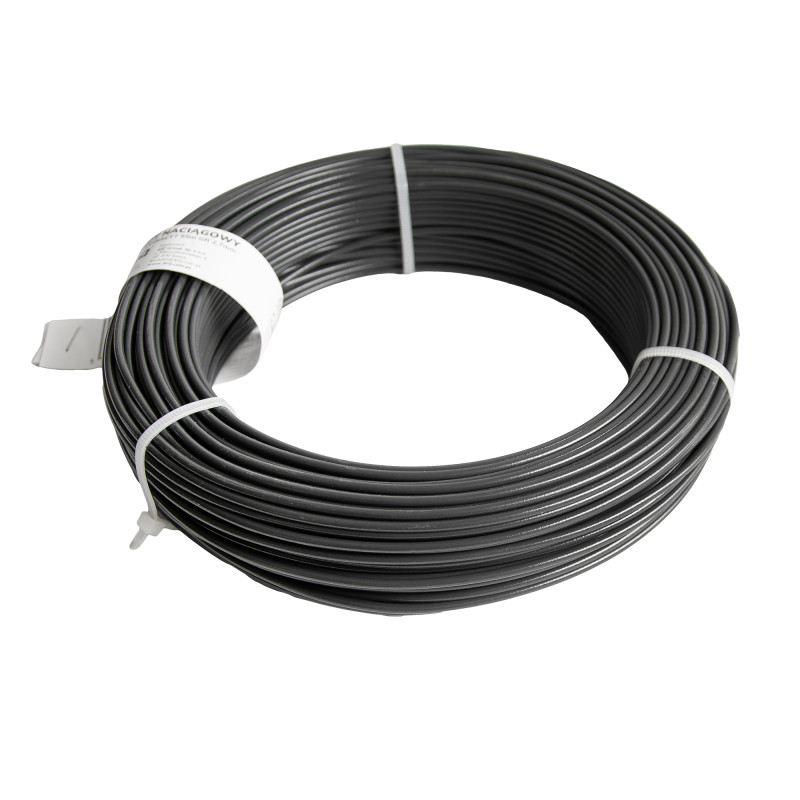 Drut naciągowy PCV antracytowy rolka 55 m grubość 2,7 mm