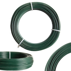 Drut naciągowy PCV zielony rolka 55 m grubość 2,7 mm