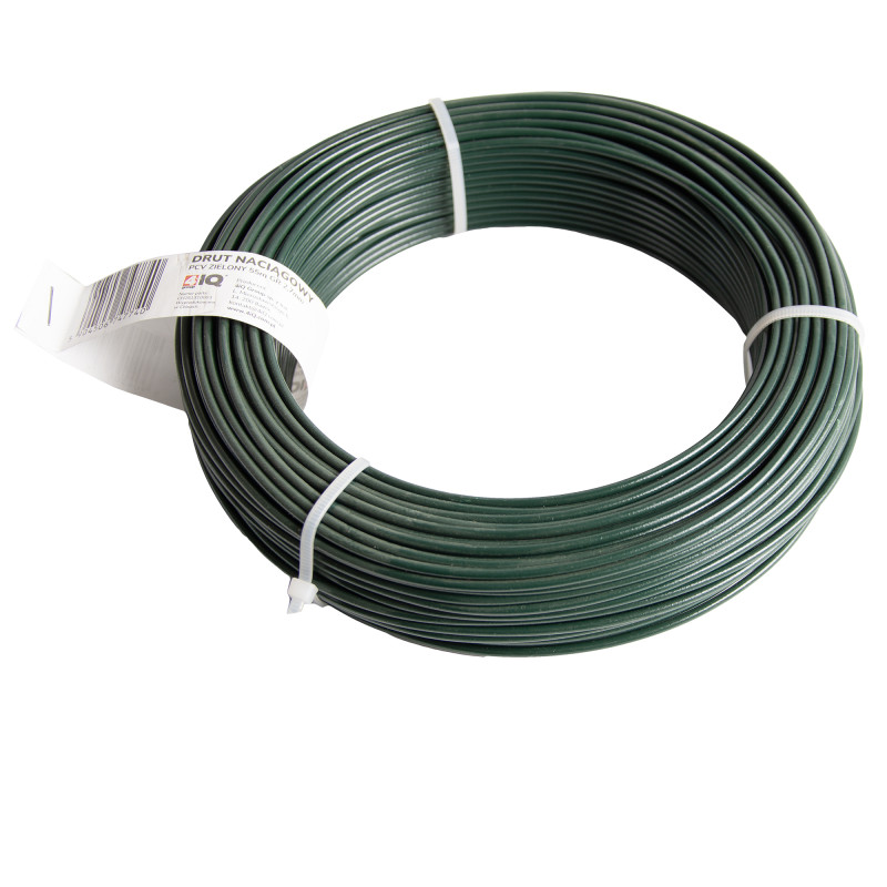 Drut naciągowy PCV zielony rolka 55 m grubość 2,7 mm