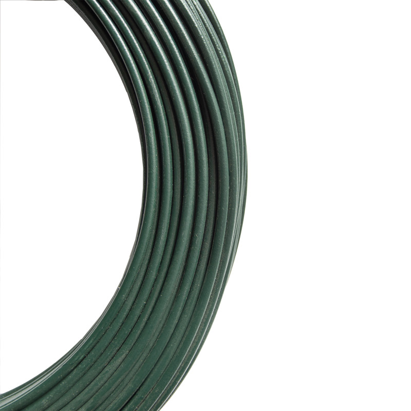 Drut naciągowy PCV zielony rolka 55 m grubość 2,7 mm