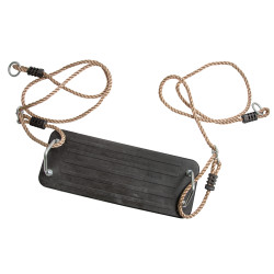 Huśtawka czarne gumowe siedzisko kauczuk