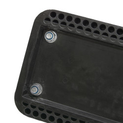 Huśtawka czarne gumowe siedzisko kauczuk