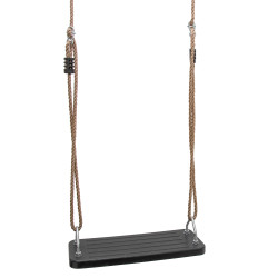 Huśtawka czarne gumowe siedzisko kauczuk