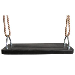 Huśtawka czarne gumowe siedzisko kauczuk