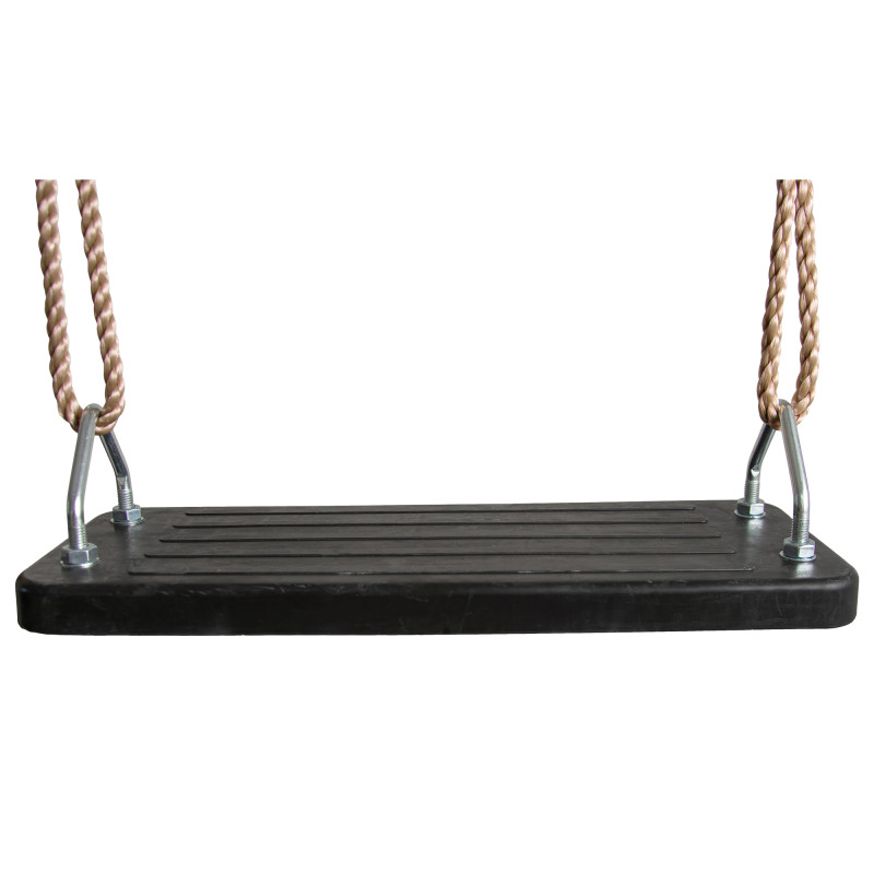 Huśtawka czarne gumowe siedzisko kauczuk