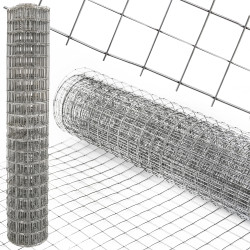 Siatka zgrzewana ocynkowana 1x5 m ogrodzenie kratka 19x19mm