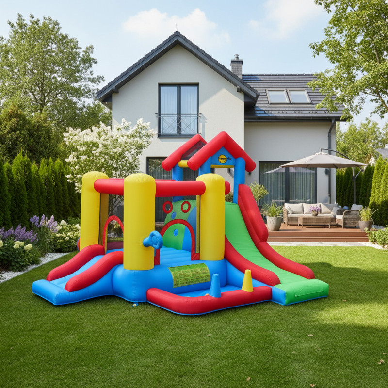 Dmuchany zamek WIEŻA trampolina HappyHop dmuchawa