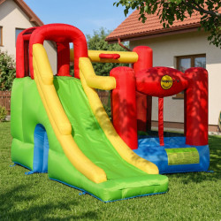 Dmuchany zamek SLIDE trampolina HappyHop dmuchawa
