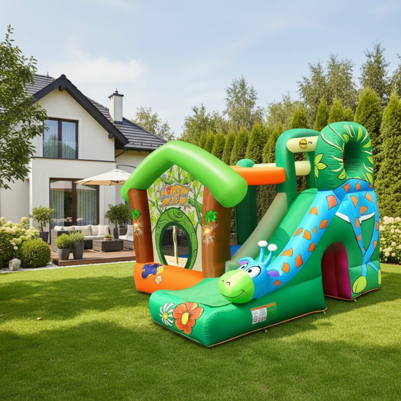 Dmuchany zamek ŻYRAFA trampolina HappyHop dmuchawa