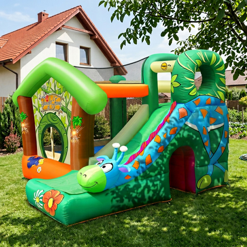 Dmuchany zamek ŻYRAFA trampolina HappyHop dmuchawa