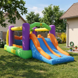 Dmuchany zamek TOR PRZESZKÓD trampolina HappyHop