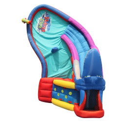 Dmuchany wodny zamek REKIN trampolina HappyHop dmuchawa 2w1