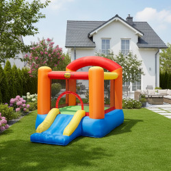 Dmuchany zamek SLIDE trampolina HappyHop dmuchawa