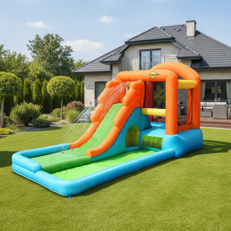 Dmuchany duży zamek GIGANT trampolina HappyHop