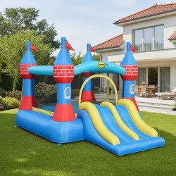 Dmuchany zamek z podwójną zjeżdżalnią dmuchaniec