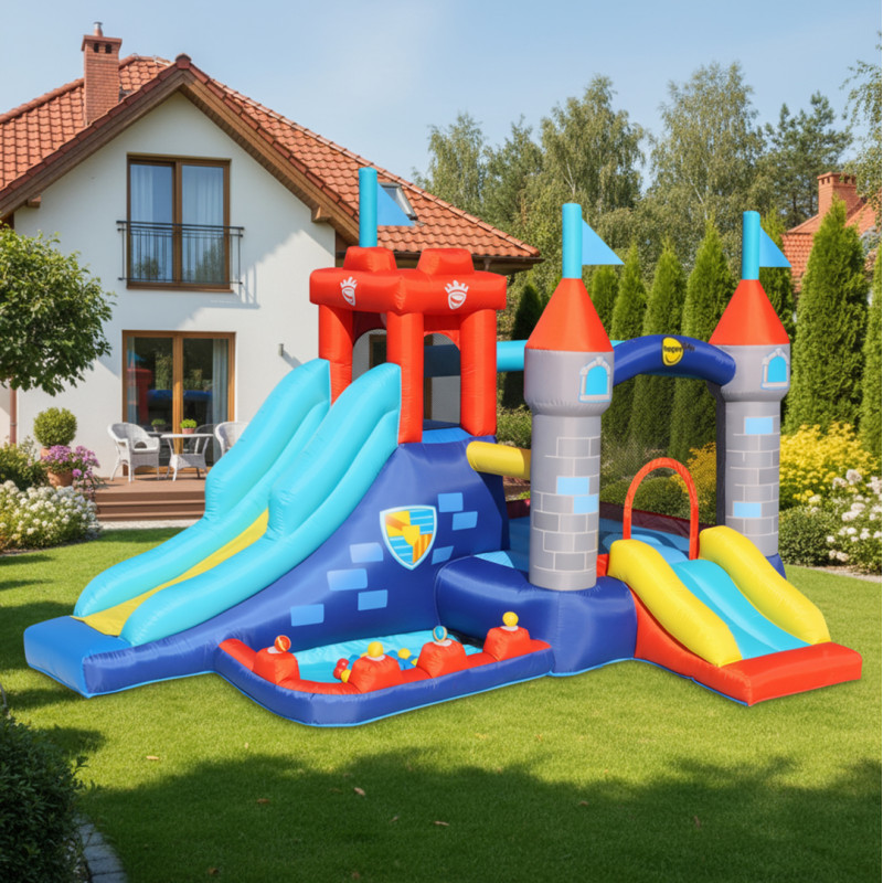 Dmuchany zamek FORTECA trampolina HappyHop dmuchawa