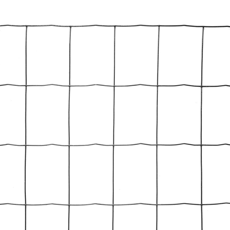 Siatka zgrzewana antracytowa PCV 0,6x10m ogrodzenie 75x100mm