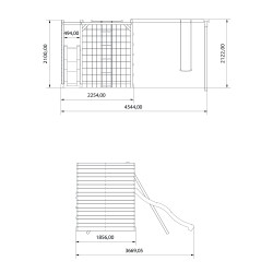 Duży Plac Zabaw Luna Z Huśtawką I Ślizgiem