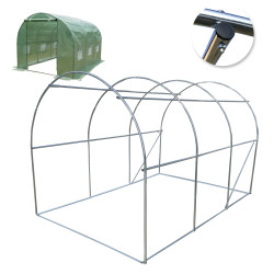 Stelaż Do Tunelu Szklarniowego Szkielet 2x4,5m grube rurki 25mm