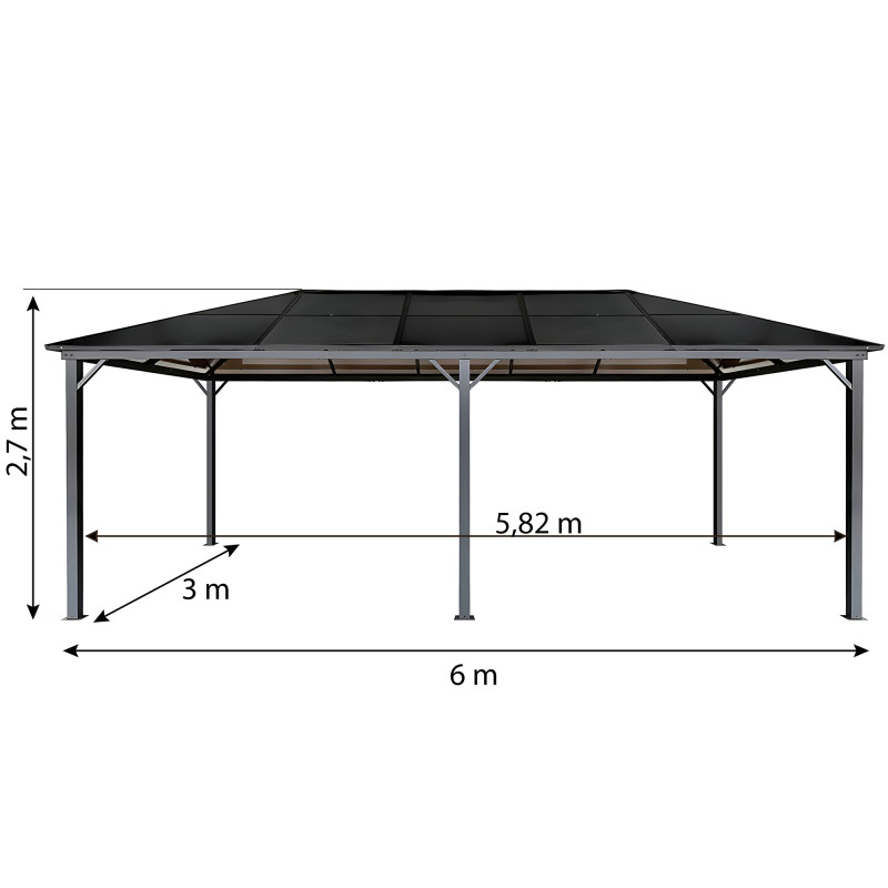 Pawilon ogrodowy 3x6 Altana...