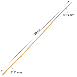 Tyczka bambusowa 10-12mm 120cm podpora zestaw 50 szt.
