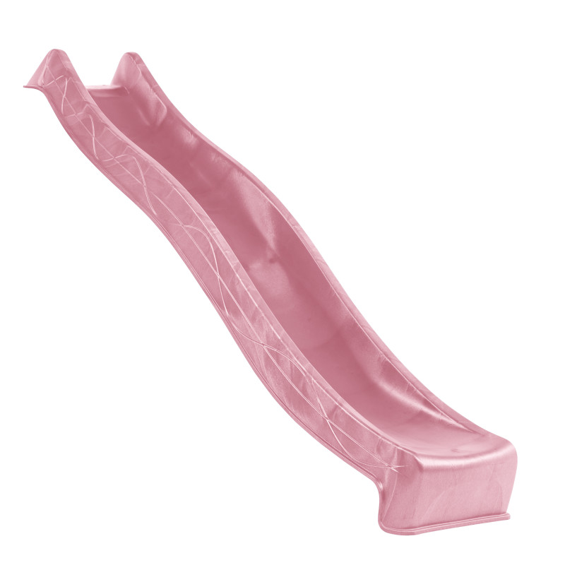 Ślizg "Fala" - Pastelowy Róż - wysokość 150cm - długość 300cm