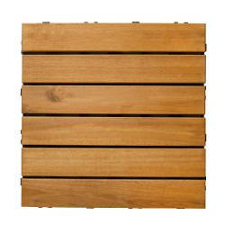 Podest Tarasowy Akacjowy 30x30cm płytki mozaika 6 paneli zestaw 4szt. 0,36mkw