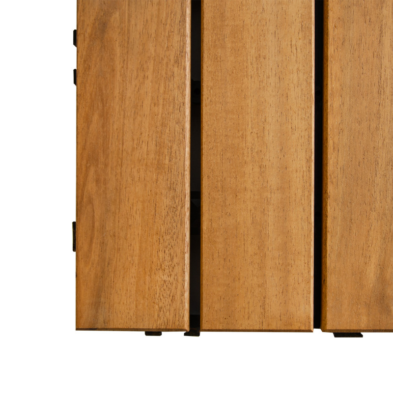 Podest Tarasowy Akacjowy 30x30cm płytki mozaika 6 paneli zestaw 10szt. 0,9mkw