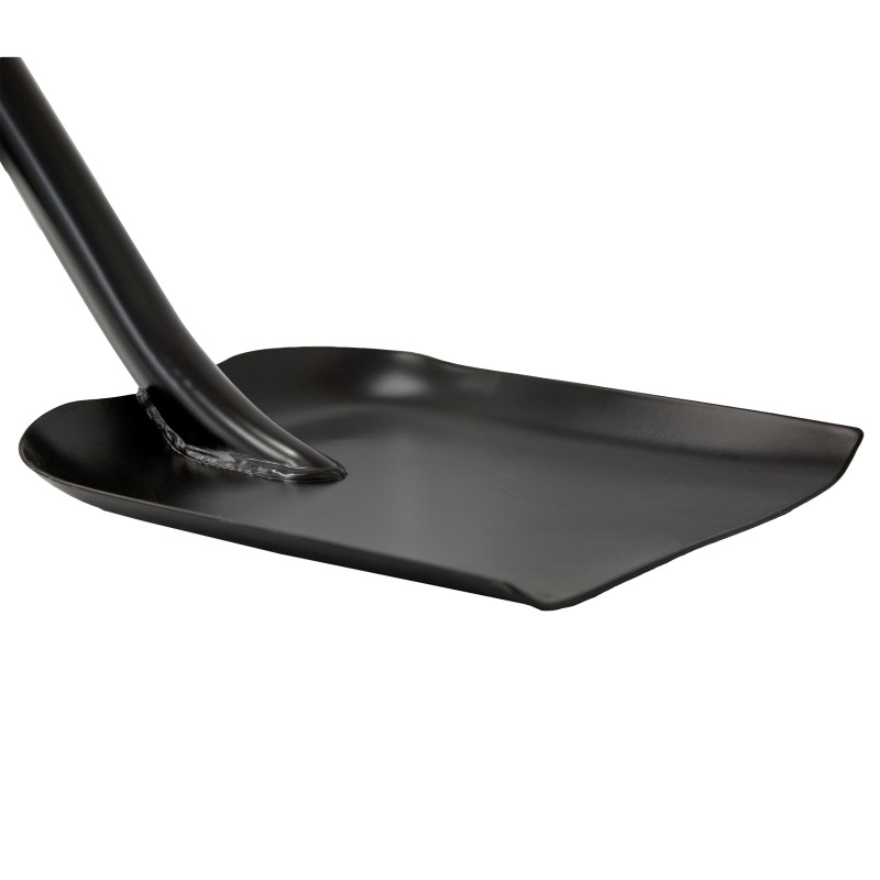 Łopata Prosta Kwadratowa Metalowa Czarna 130 cm