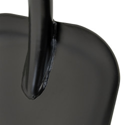 Łopata Prosta Kwadratowa Metalowa Czarna 130 cm