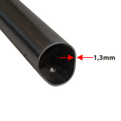 Widły Ogrodnicze 4-zębne Metalowe Czarne 130 cm