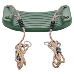 Zestaw akcesoriów na plac zabaw JUNGLE CLIMB lina drążki huśtawka 6el. ZIELONY