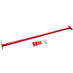 Zestaw akcesoriów na plac zabaw ROCKET CLIMB lina drążki huśtawka 6el. CZERWONY