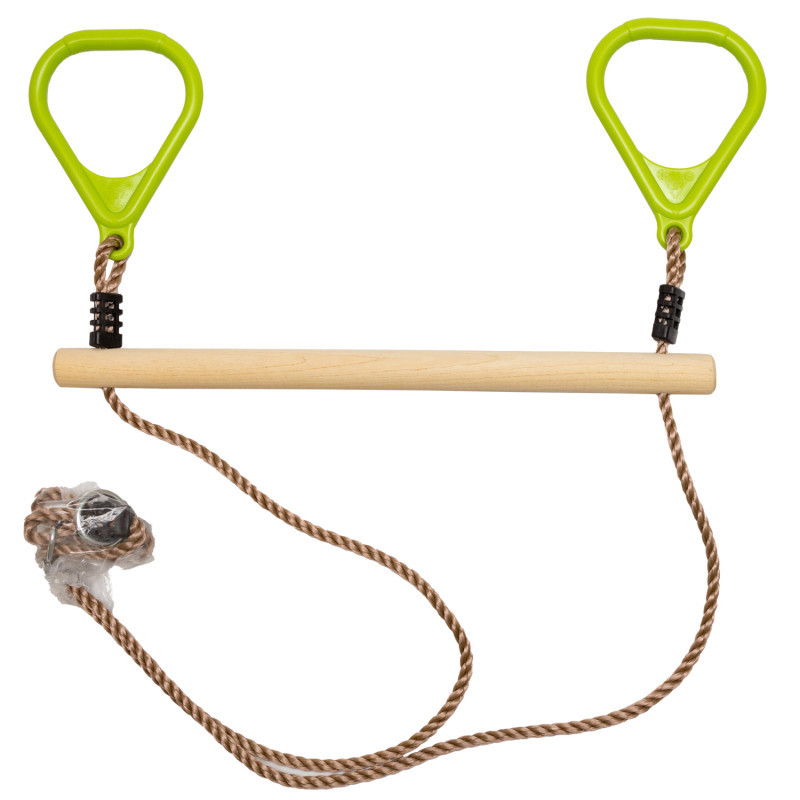 Zestaw akcesoriów na plac zabaw JUNGLE II dysk ślizg trapez 3el. ZIELONY