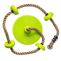 Zestaw akcesoriów na plac zabaw JUNGLE I dysk ślizg trapez 3el. ZIELONY