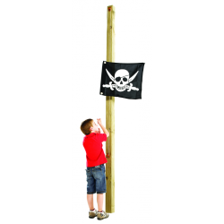 Zestaw akcesoriów na plac zabaw NINJA III huśtawka ślizg trapez flaga 4el. ANTRACYT