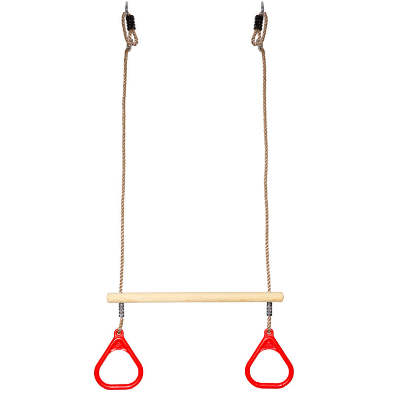 Zestaw akcesoriów na plac zabaw NINJA I huśtawka ślizg trapez flaga 4el. ANTRACYT