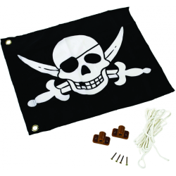 Zestaw akcesoriów na plac zabaw NINJA I huśtawka ślizg trapez flaga 4el. ANTRACYT