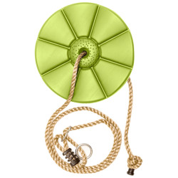 Zestaw akcesoriów na plac zabaw LIME CLIMB siatka trapez huśtawki 4el. ZIELONY